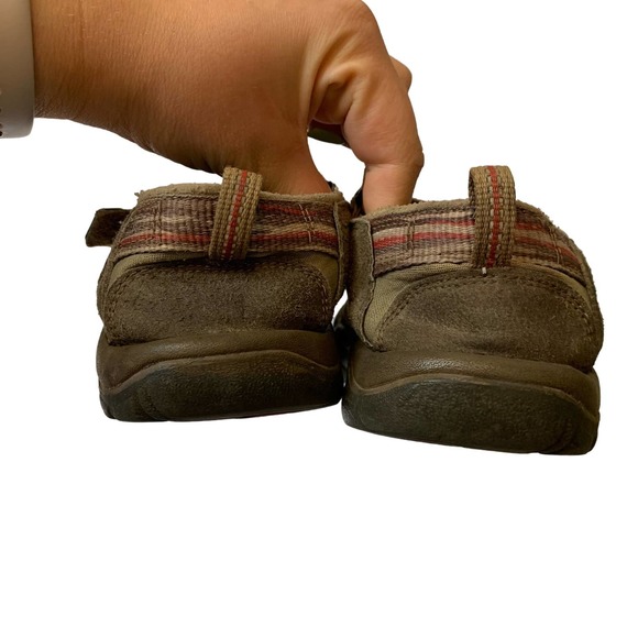 Keen Mens Brown Red Waterproof Sandals Bungee Hiking Shoe Size 5 - Picture 6 of 15